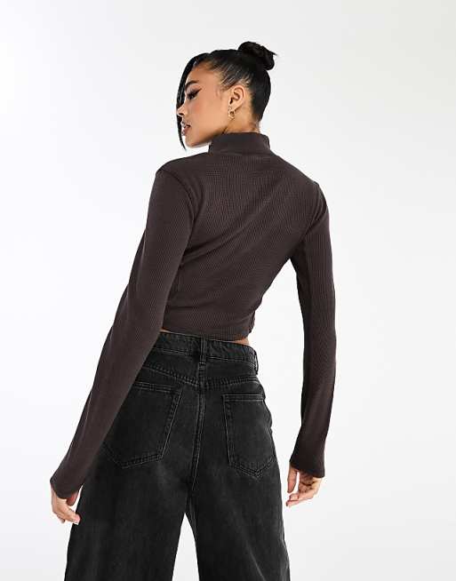 NICCE Kira Waffle LS 1/2 Zip Top