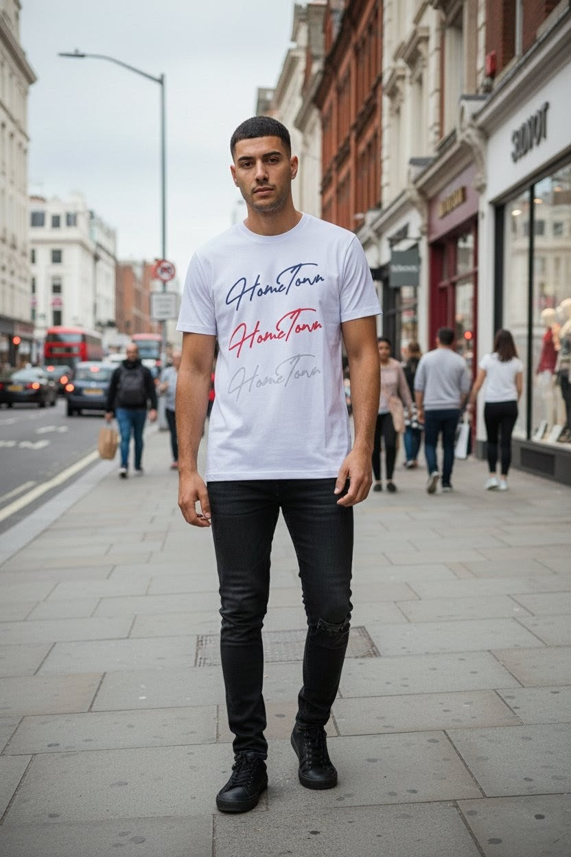 Home Town Repeat T-Shirt - White