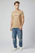 Home Town Statement T-Shirt - Beige