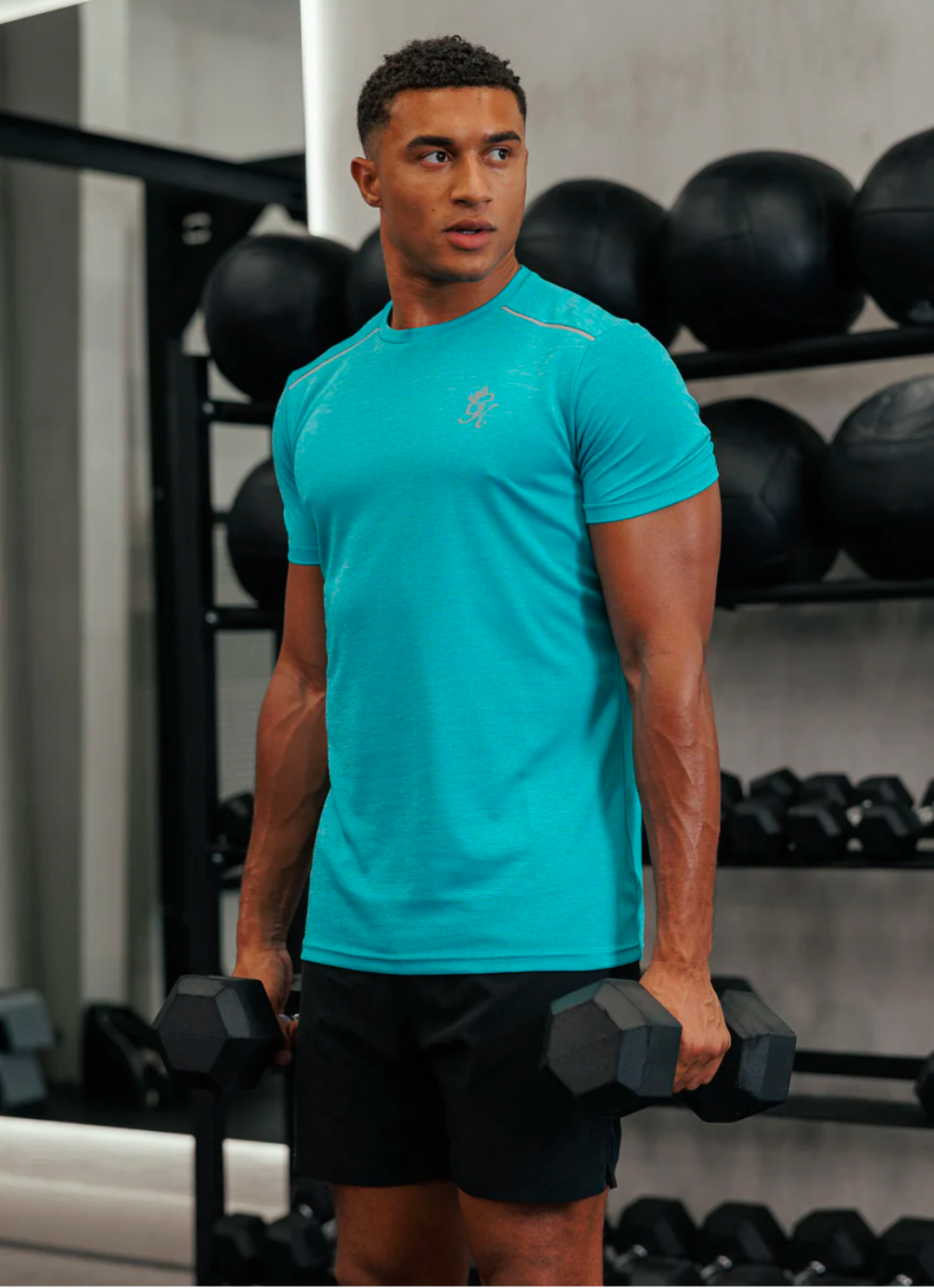 Gym King Element Tee - Blue