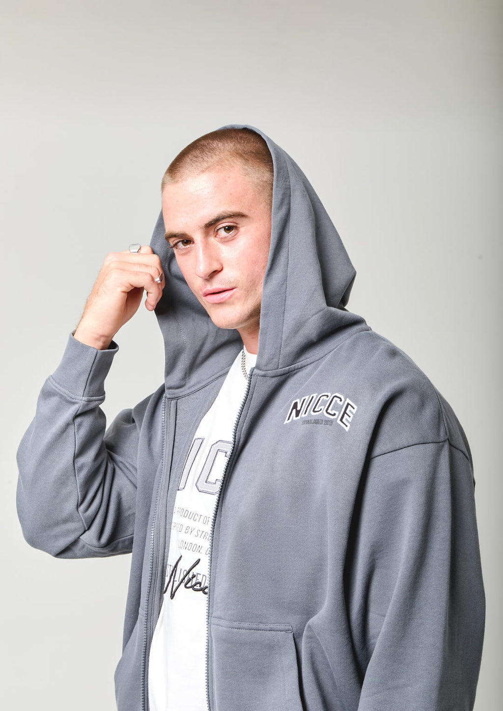 NICCE Mens Elevate Zip Thru Hoodie