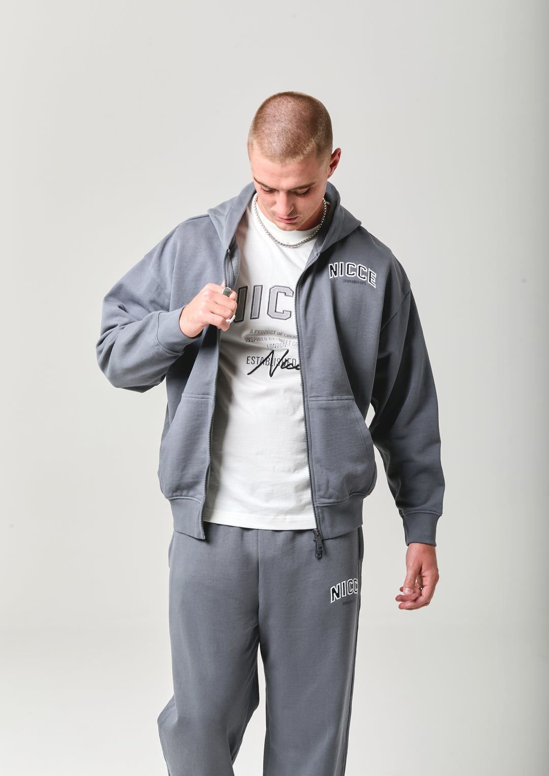 NICCE Mens Elevate Zip Thru Hoodie