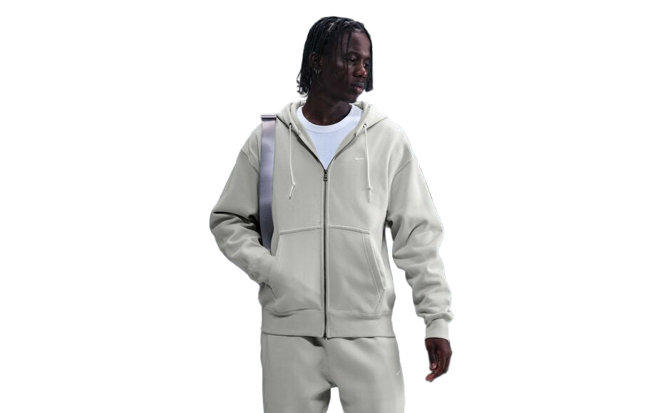 Nike Club Zip Hoodie - White