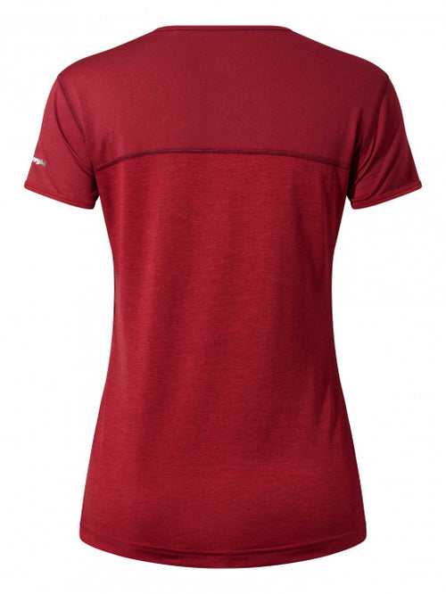 Berghaus Womens Voyager Tech Tee - Burgundy
