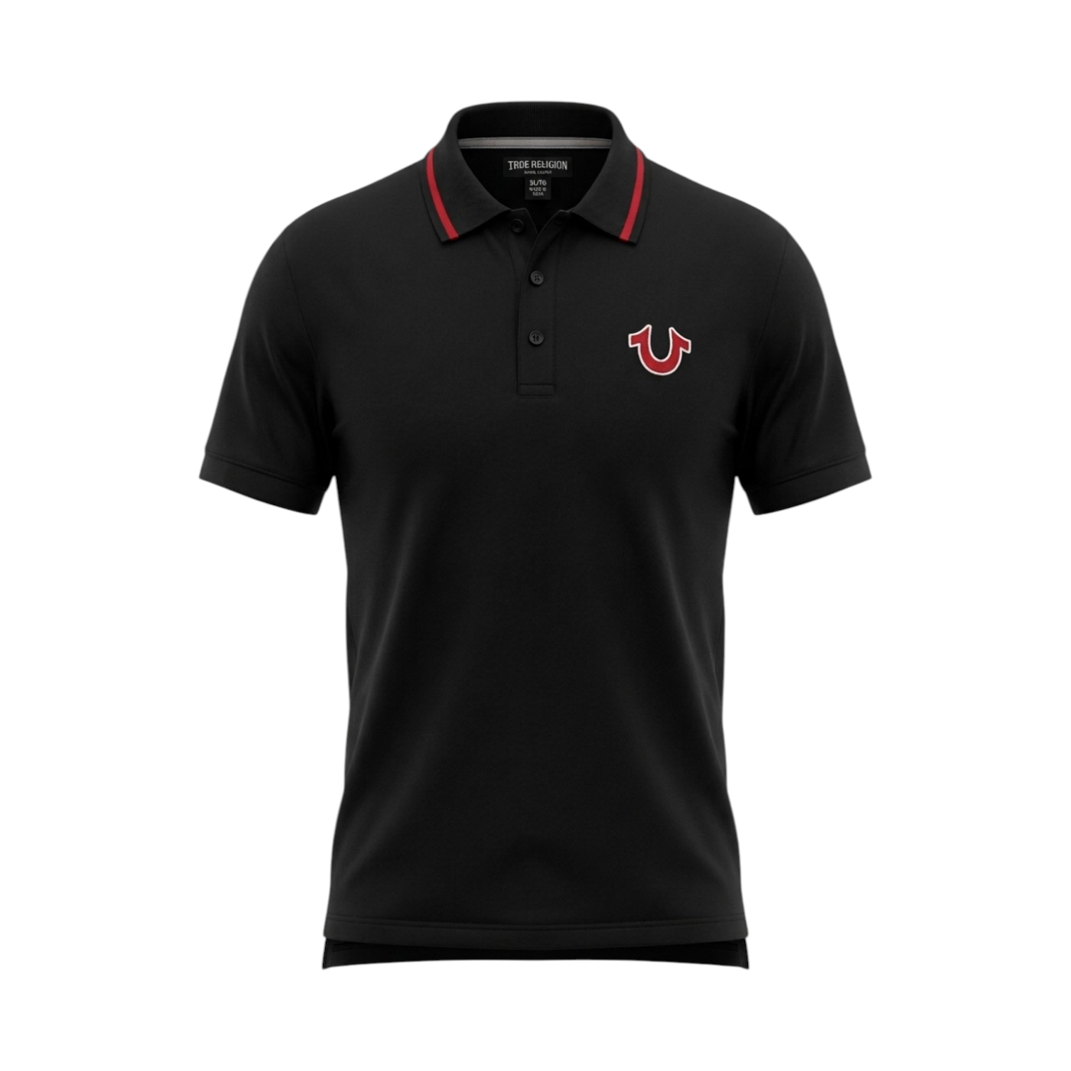 True Religion Mens Polo Shirt Signature Horseshoe
