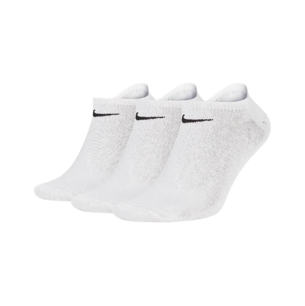Nike Lightweight Training No-Show Socks (3 Pairs) - White