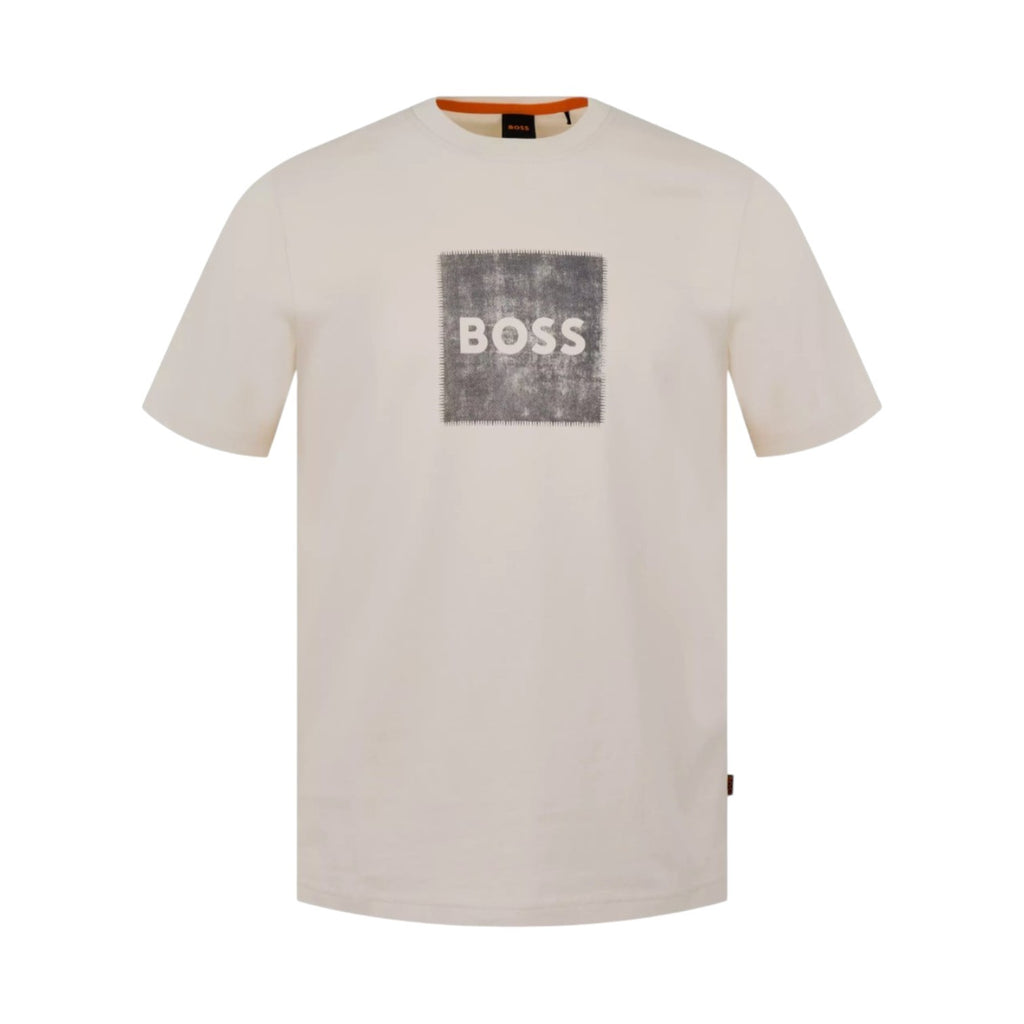 Boss Stitched Logo Print T-shirt