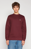Lacoste Classic Logo Crew Neck Sweatshirt - Burgundy