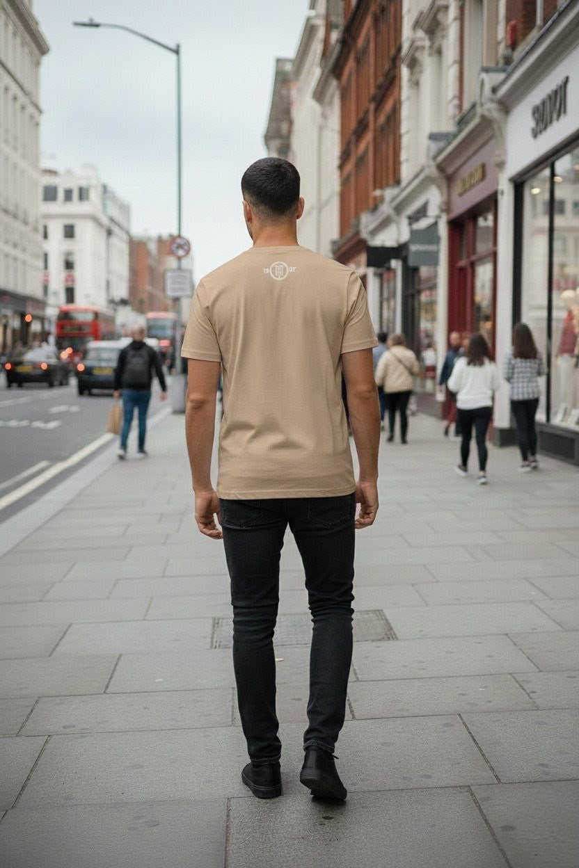 Home Town Repeat T-Shirt - Beige