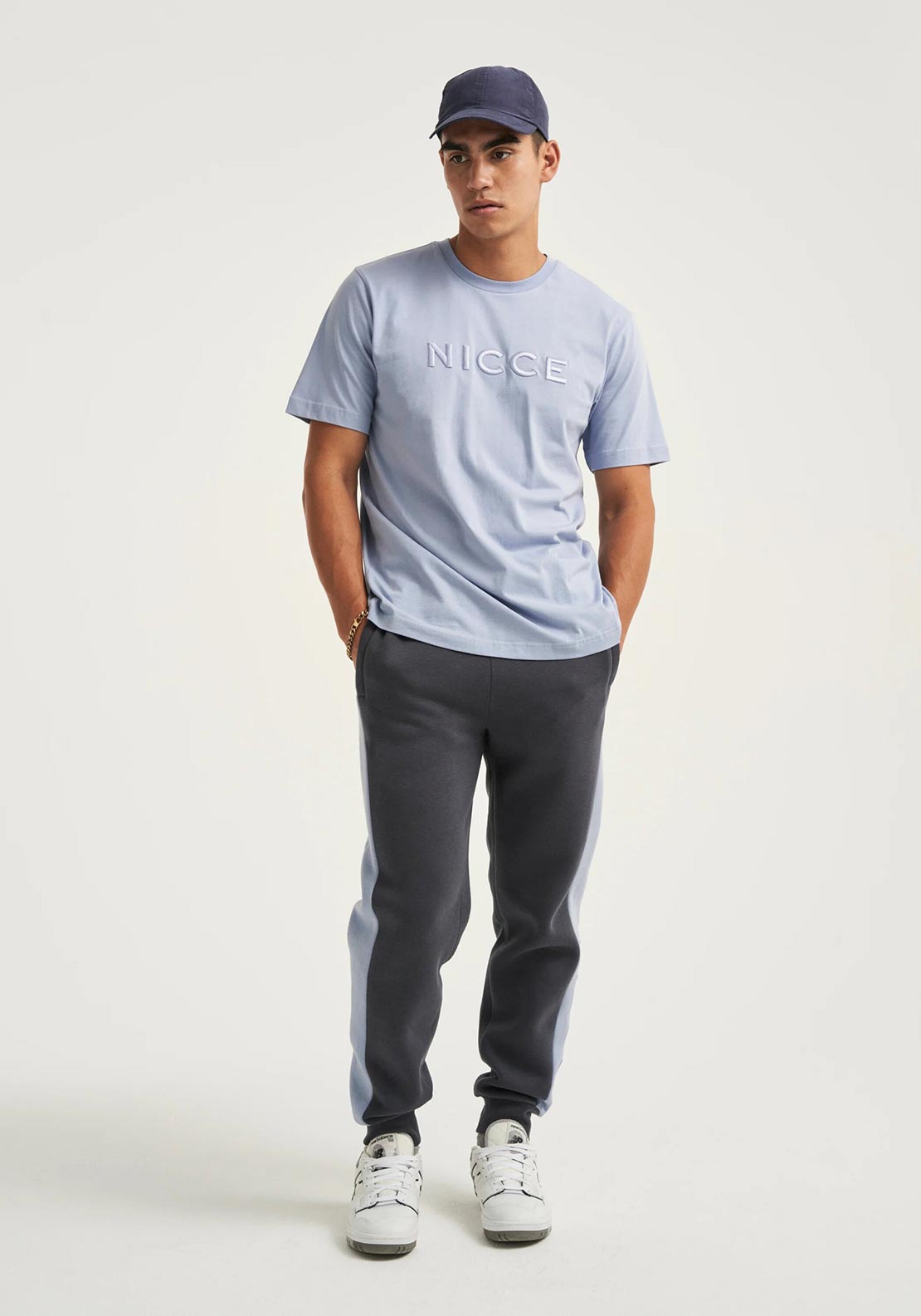 Nicce Mercury T-Shirt Heron Blue