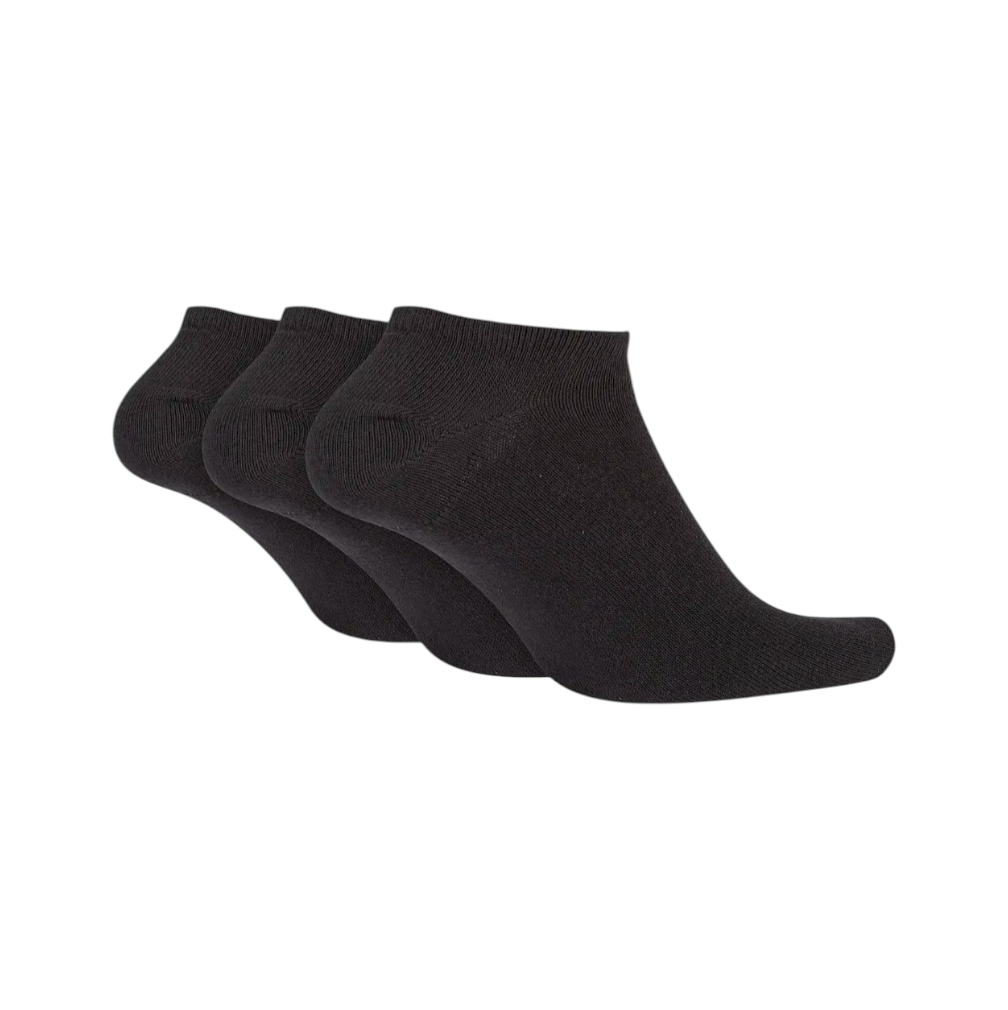 Nike Lightweight Training No-Show Socks (3 Pairs) - Black