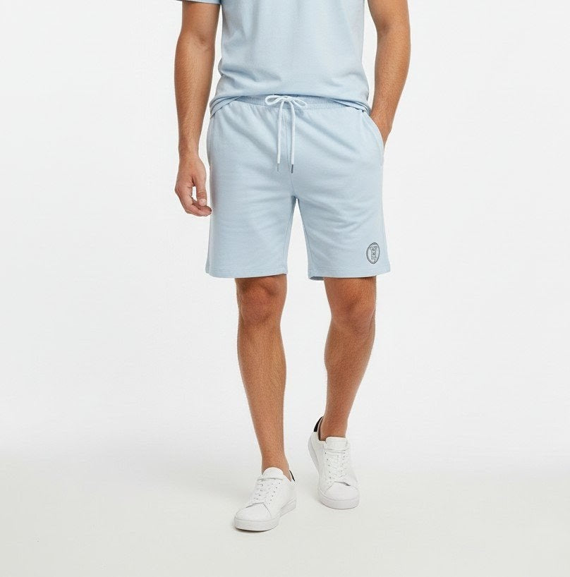 Home Town Core Stamp Shorts - Light Blue