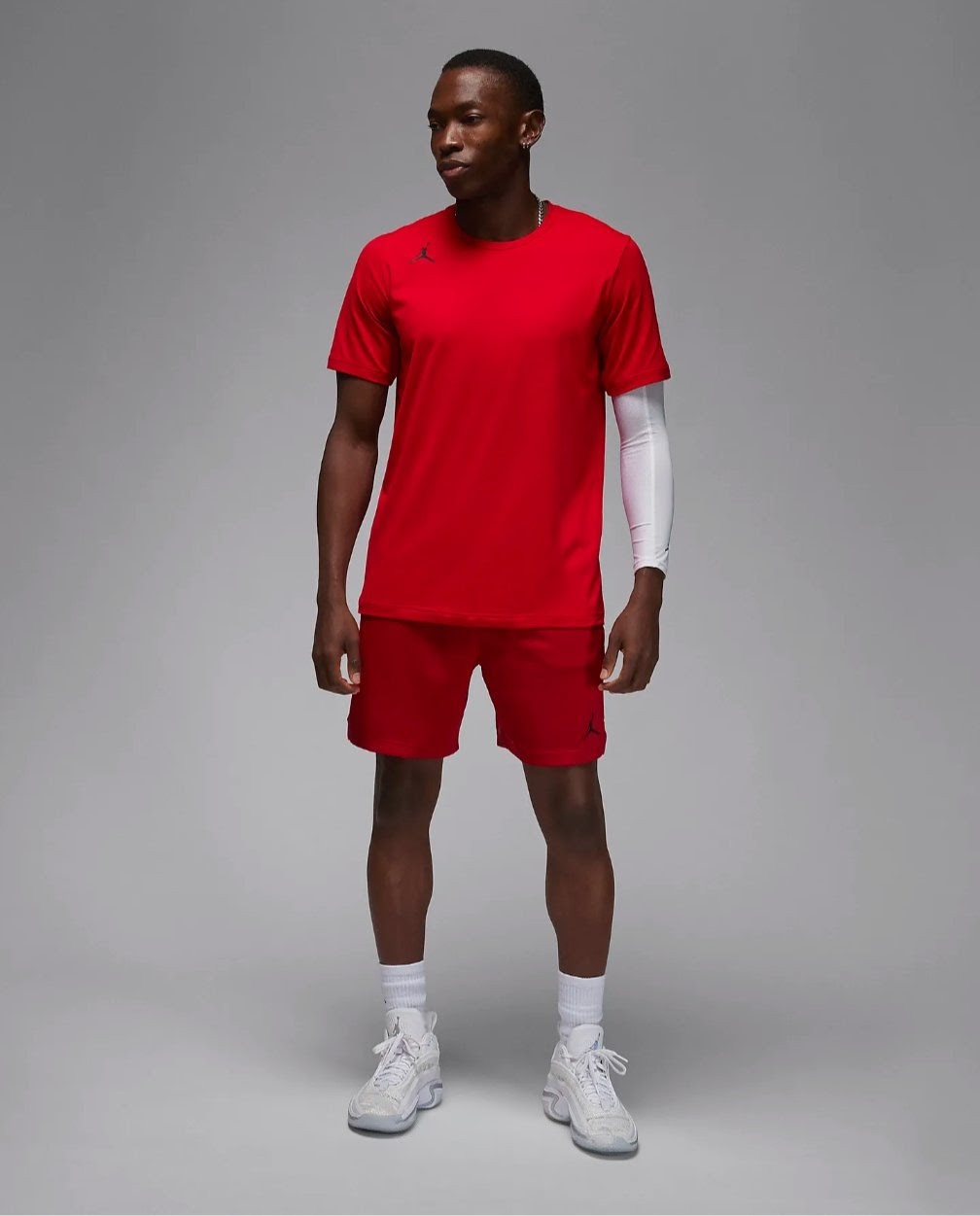 Jordan Sport Dri-FIT Mesh Shorts - Red