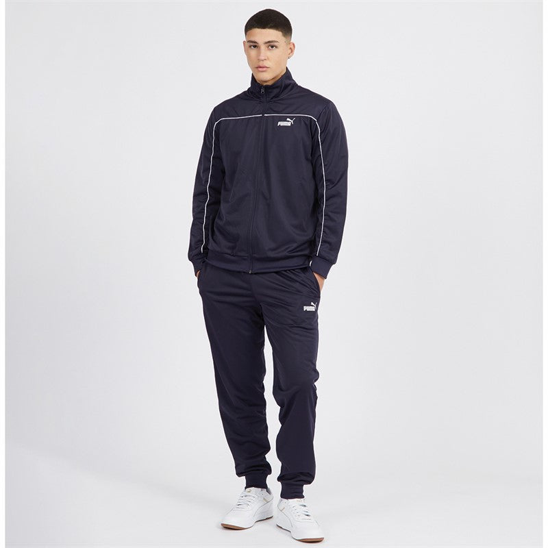 Puma Poly Joggers Navy