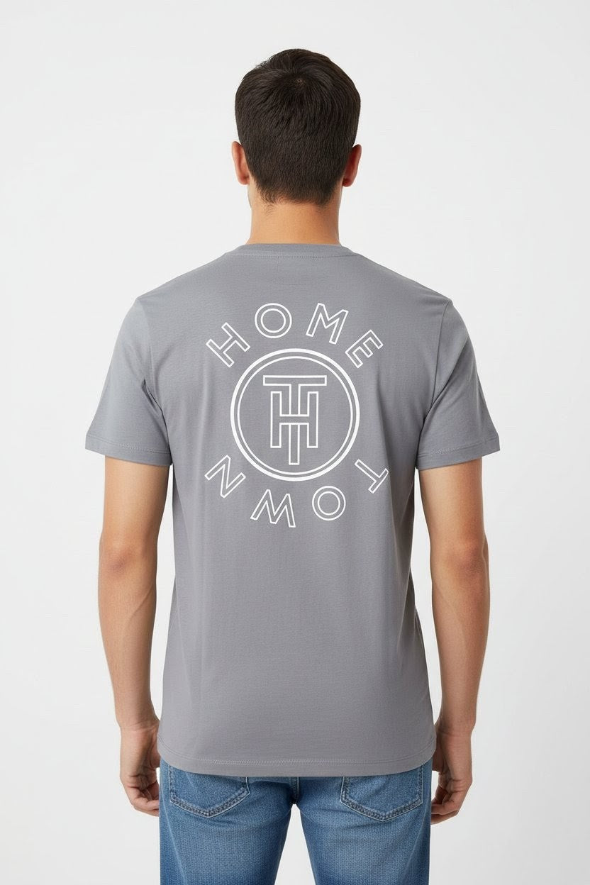 Home Town Core Stamp T-Shirt - Grey