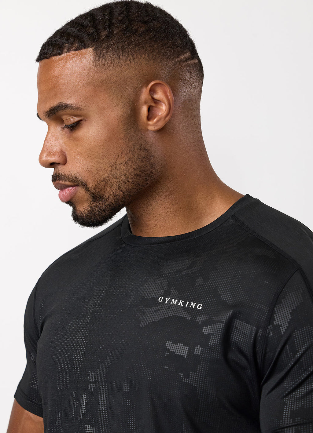 Gym King Debossed Camo T-Shirt