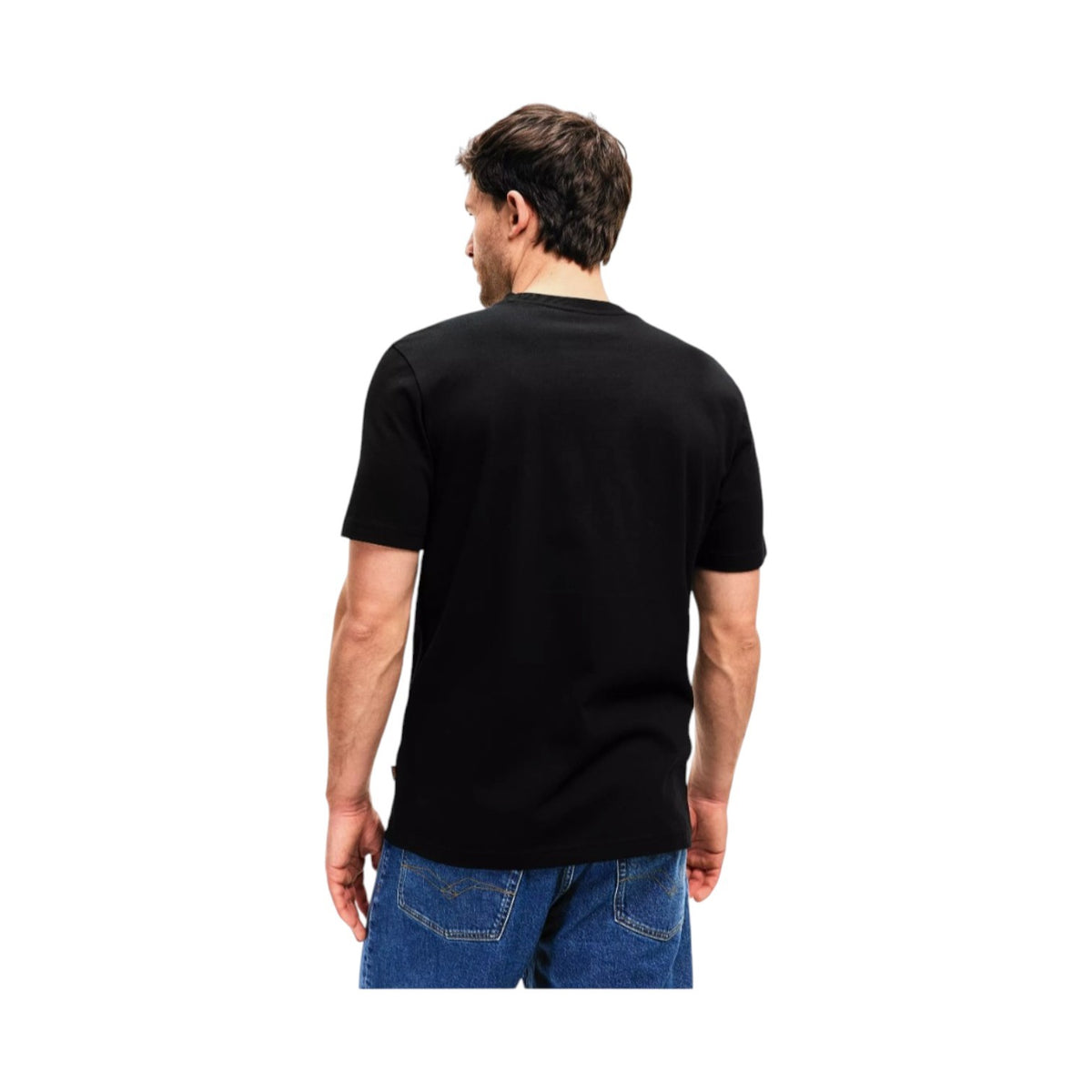Boss Stitched Logo Print T-shirt