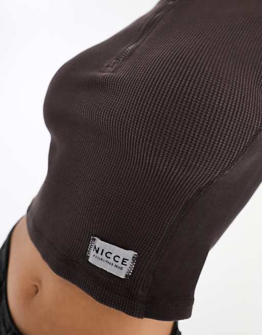 NICCE Kira Waffle LS 1/2 Zip Top