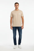 Home Town Core Stamp T-Shirt - Beige
