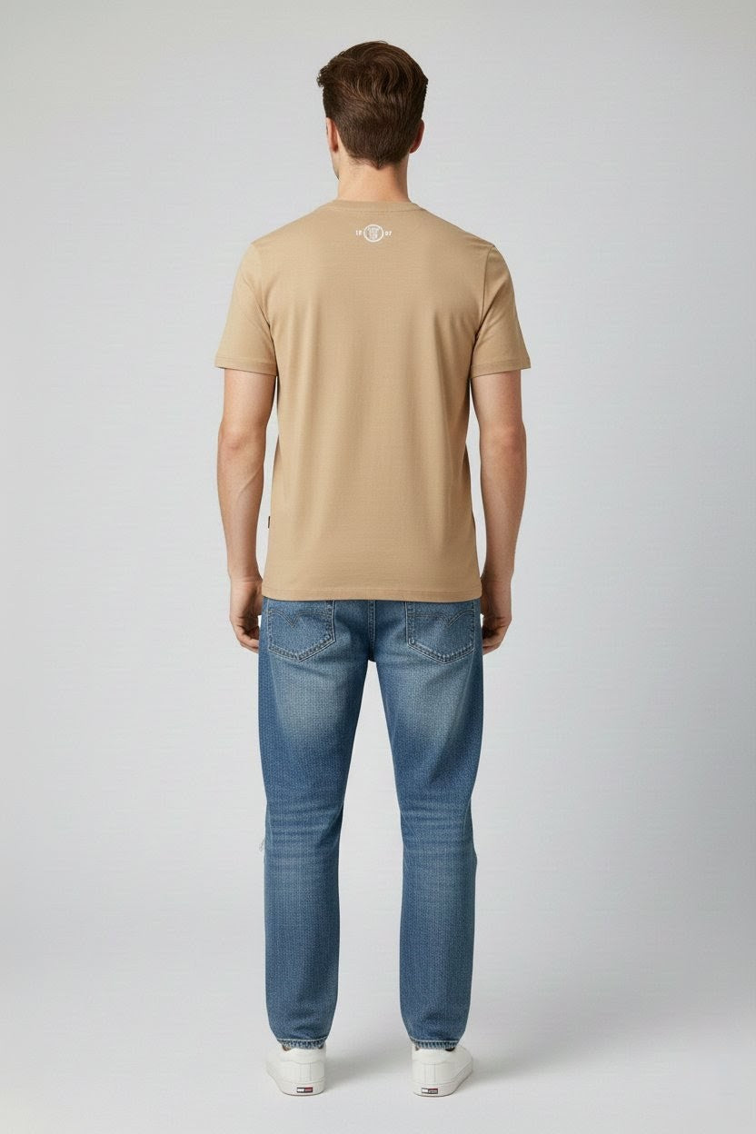 Home Town Statement T-Shirt - Beige