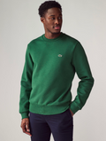 Lacoste Green Classic Fit Brushed Fleece Sweatshirt