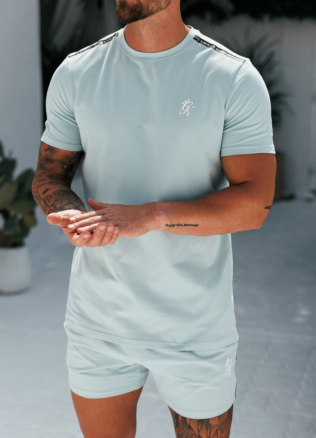 Gym King Taped Jersey T-Shirt