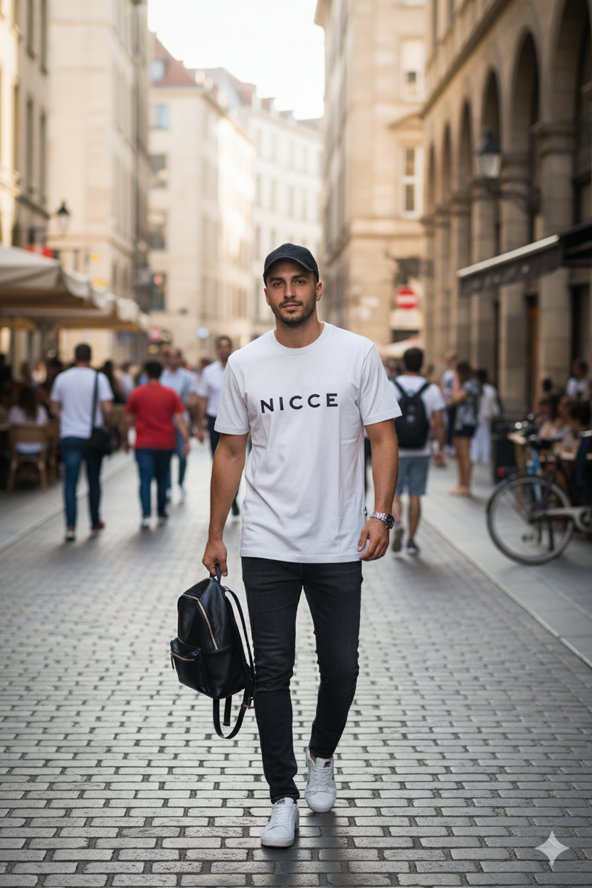 Nicce Compact T-Shirt - Grey
