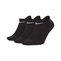 Nike Lightweight Training No-Show Socks (3 Pairs) - Black
