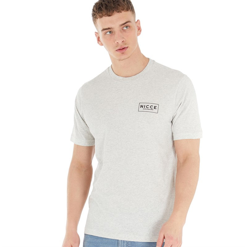 Nicce Est 13 Tshirt Oat Marl