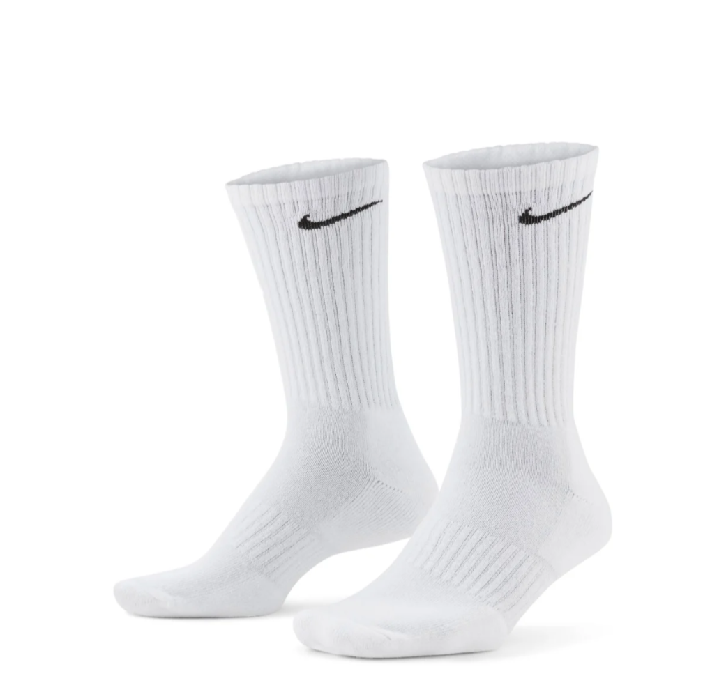 Nike Training Everyday Cushioned 3 pack crew socks - White