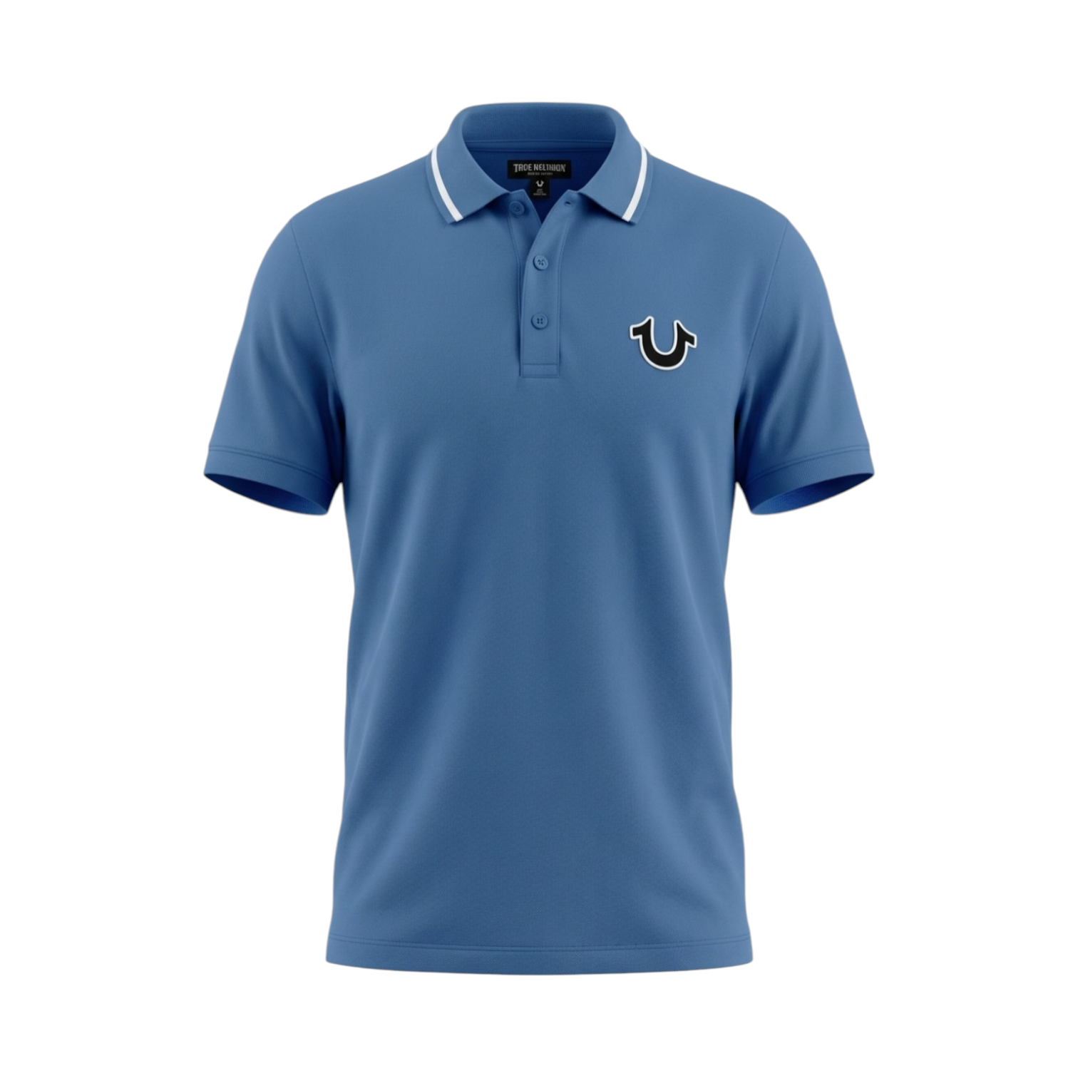 True Religion Mens Polo Shirt Signature Horseshoe