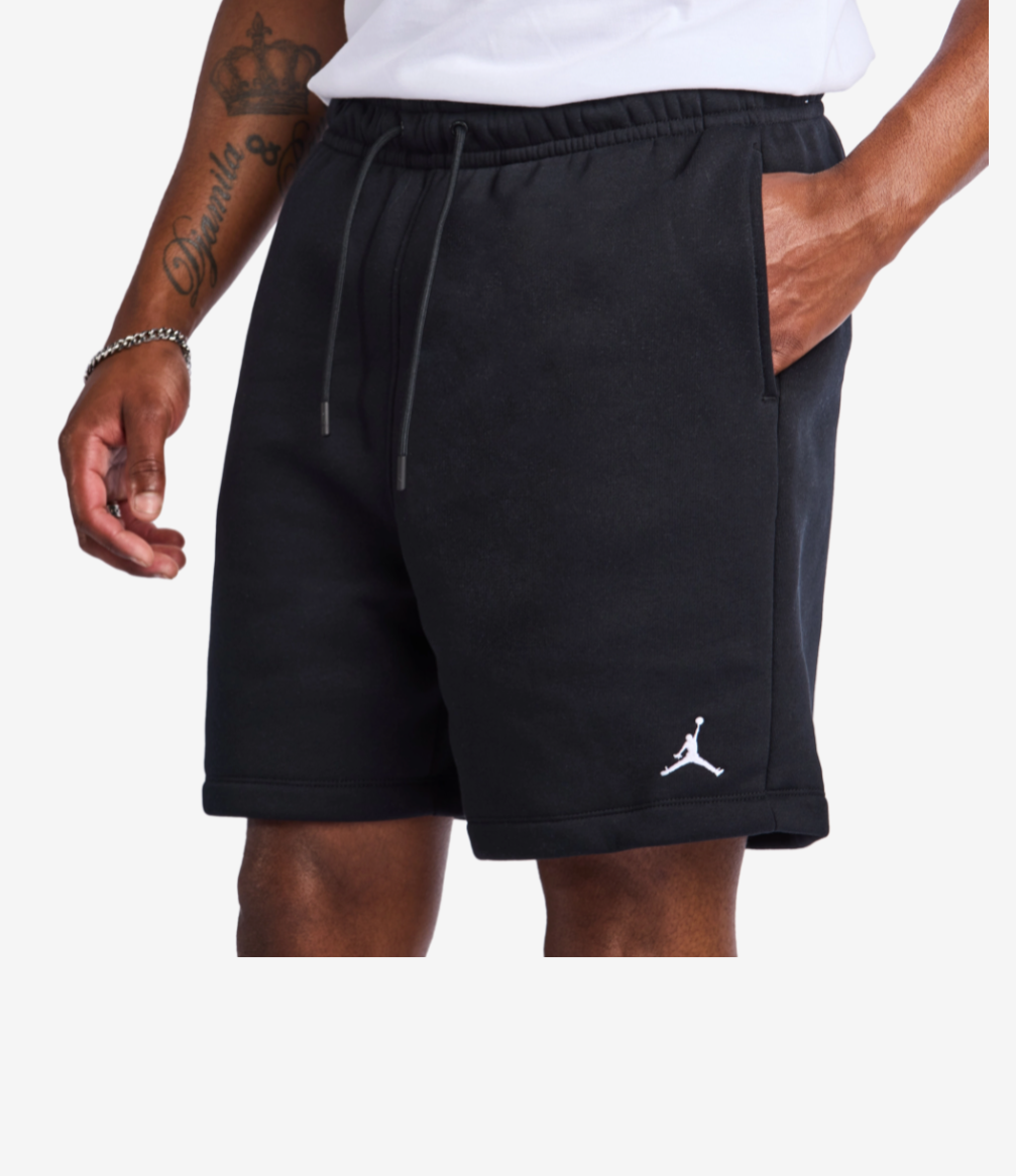 Jordan Brooklyn Fleece Shorts - Black