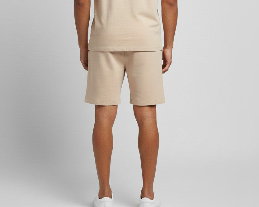 Home Town Core Stamp Shorts - Beige