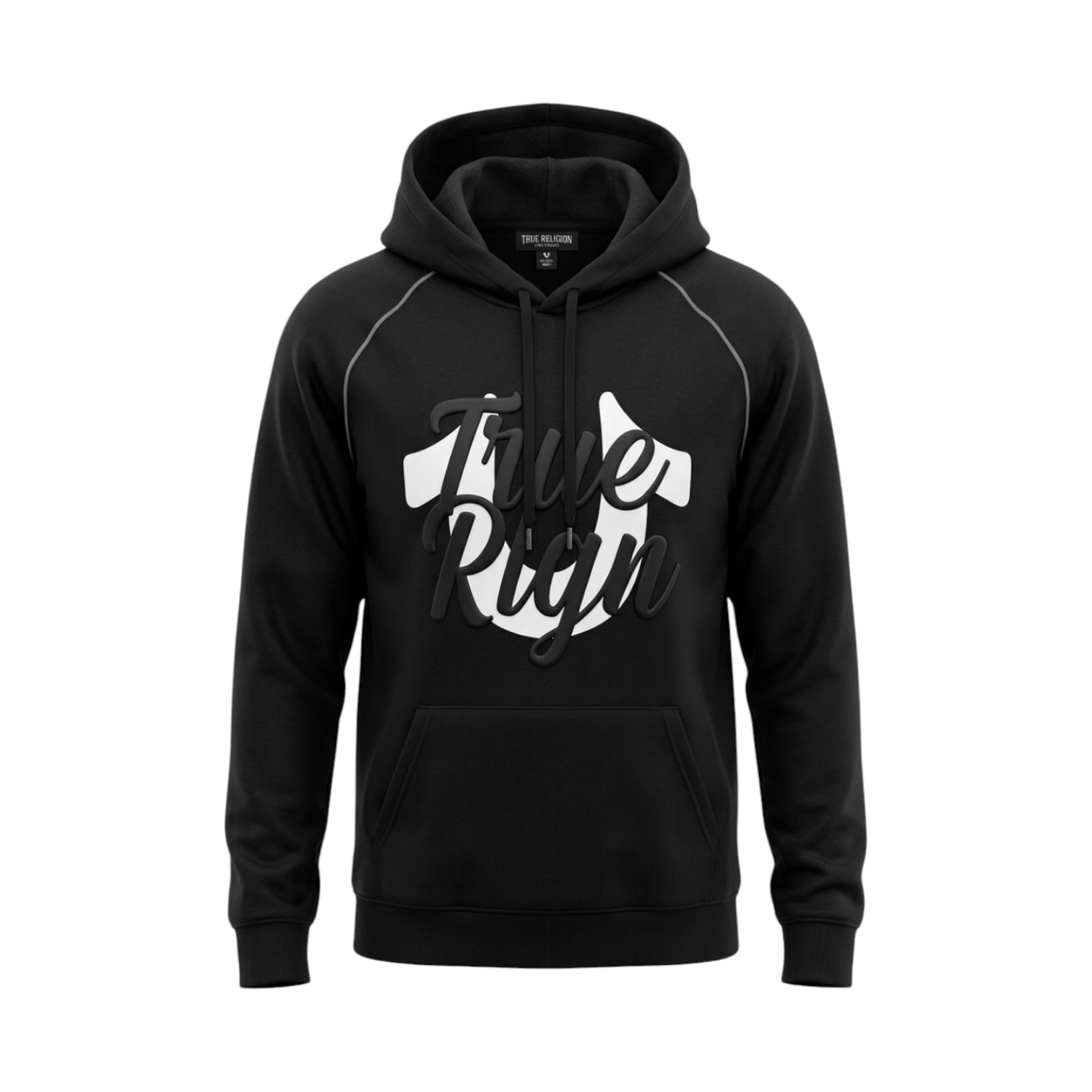 True Religion Script Raglan Pullover