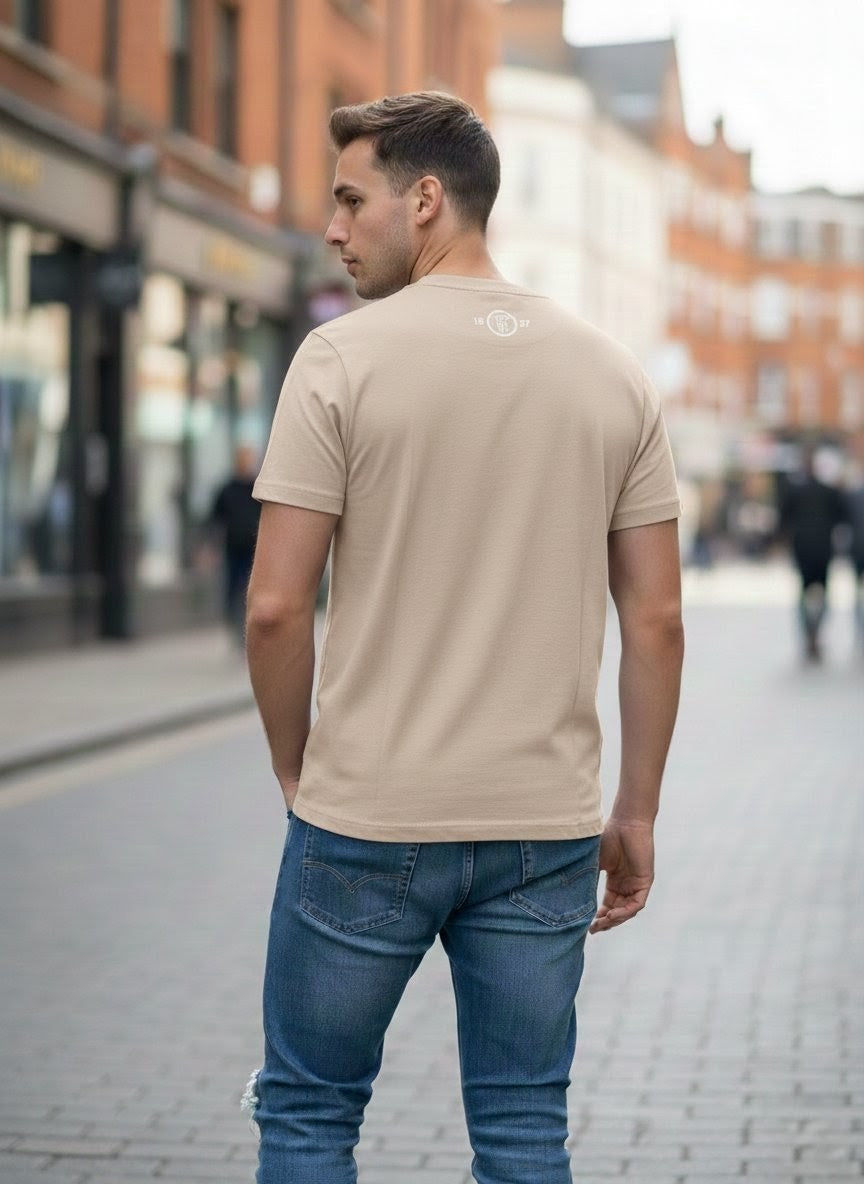 Home Town Signature T-Shirt - Beige