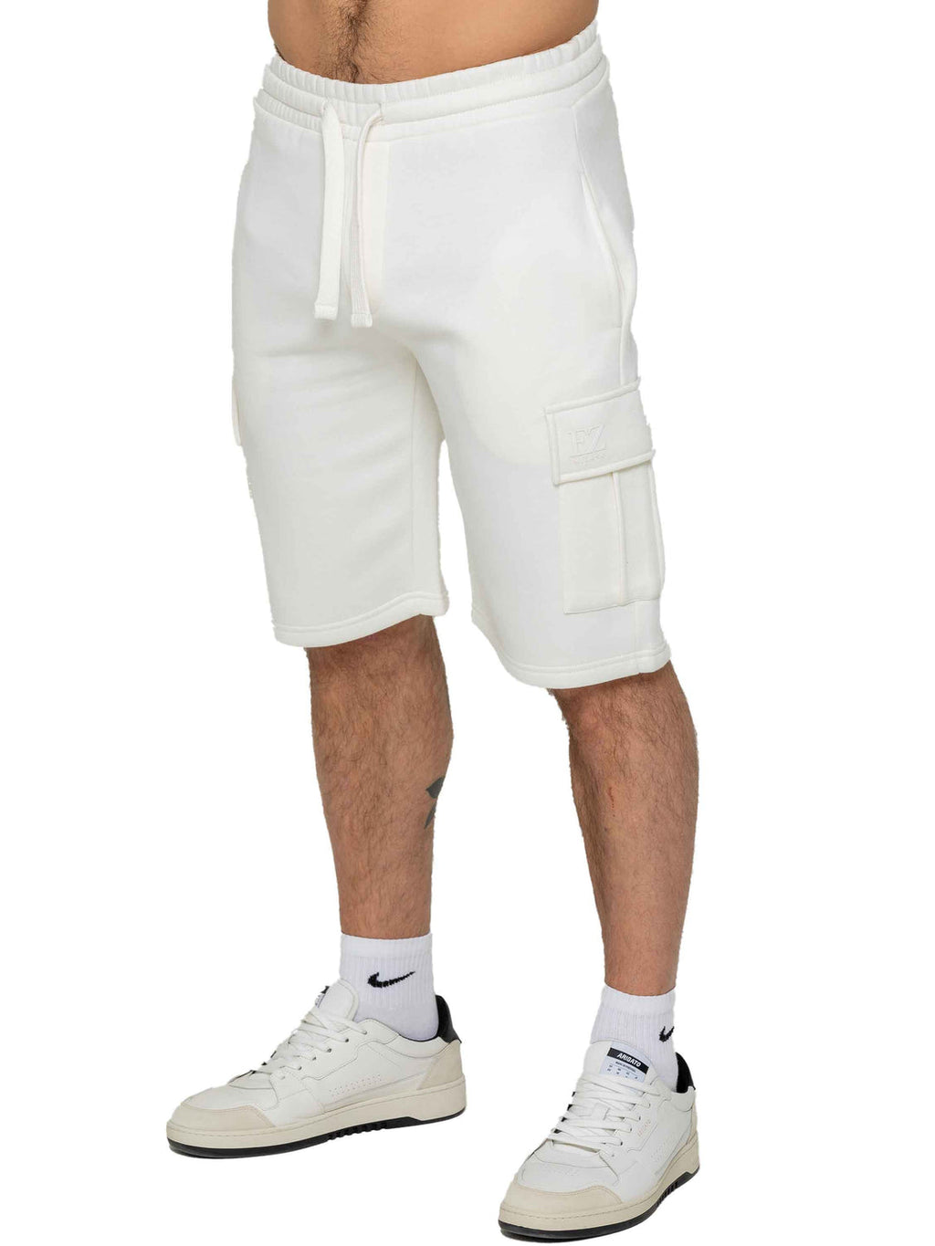 Enzo Cargo Shorts - Off White