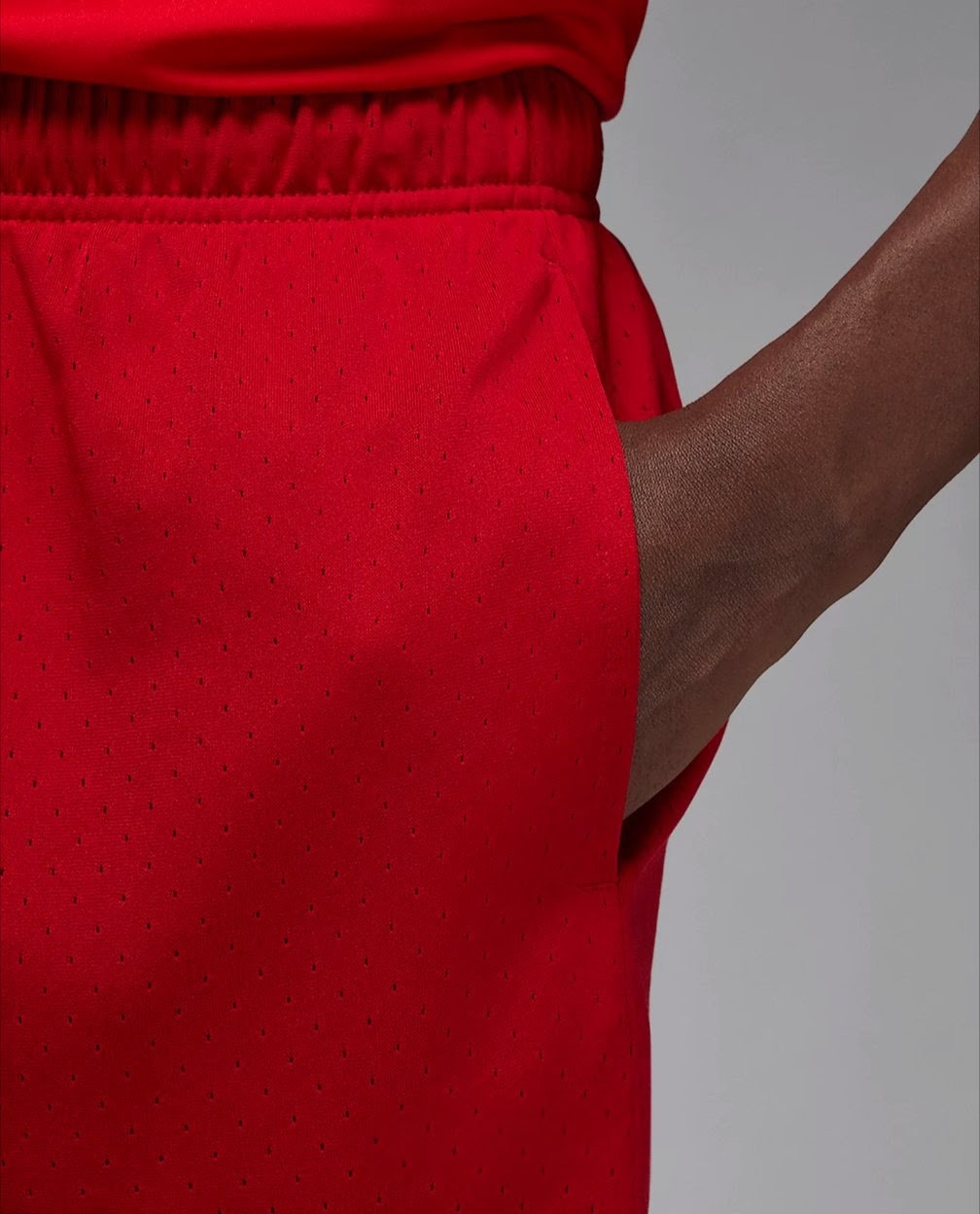 Jordan Sport Dri-FIT Mesh Shorts - Red