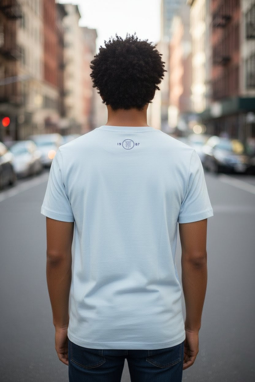Home Town Repeat T-Shirt - Light Blue