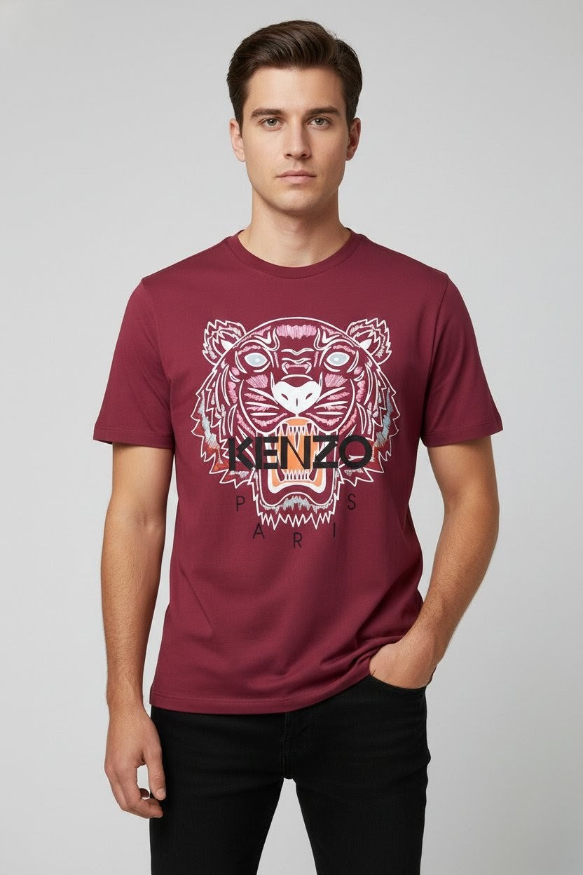 Kenzo Classic Tiger T-Shirt - Burgundy