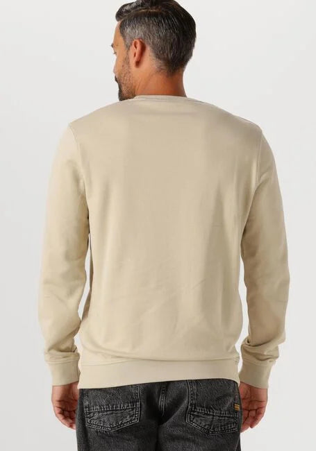 Lyle & Scott Crew Neck Sweat Shirt - Beige