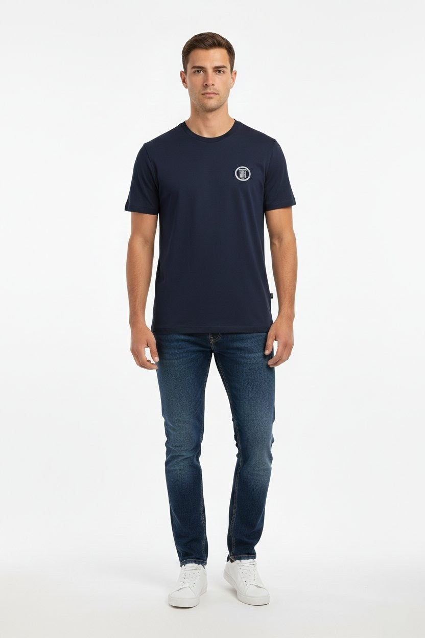 Home Town Core Stamp T-Shirt - Navy
