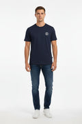 Home Town Core Stamp T-Shirt - Navy