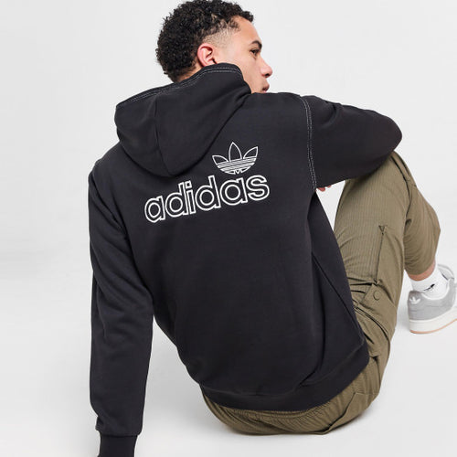 Adidas Script Hoodie - Black